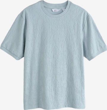 T-Shirt Next en bleu : devant