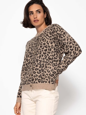 SASSYCLASSY Oversized Cardigan in Beige