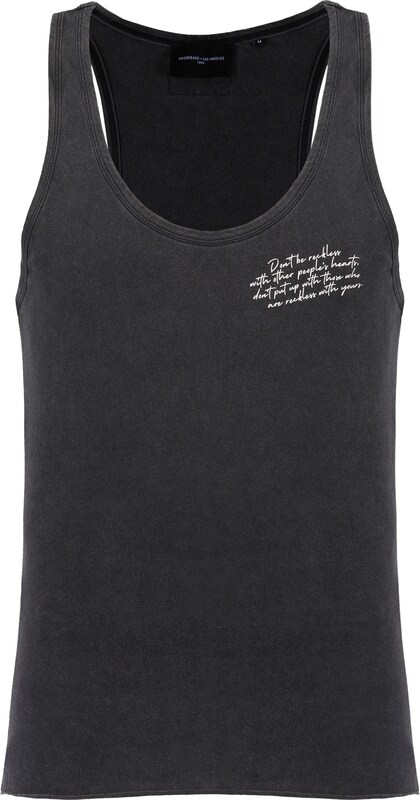 Magdeburg Los Angeles Shirt 'RECKLESS' in Schwarz RN8314 Magdeburg Los Angeles Shirt 'RECKLESS' in Schwarz RN8314
