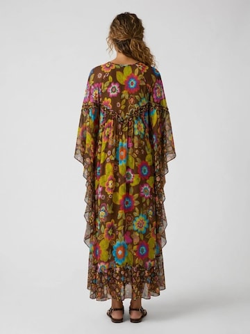 Miss June - Vestido 'Caftan Long Delilah' em castanho