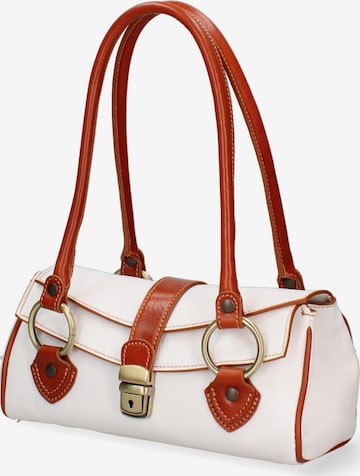 Viola Castellani Handbag 'False' in White: front