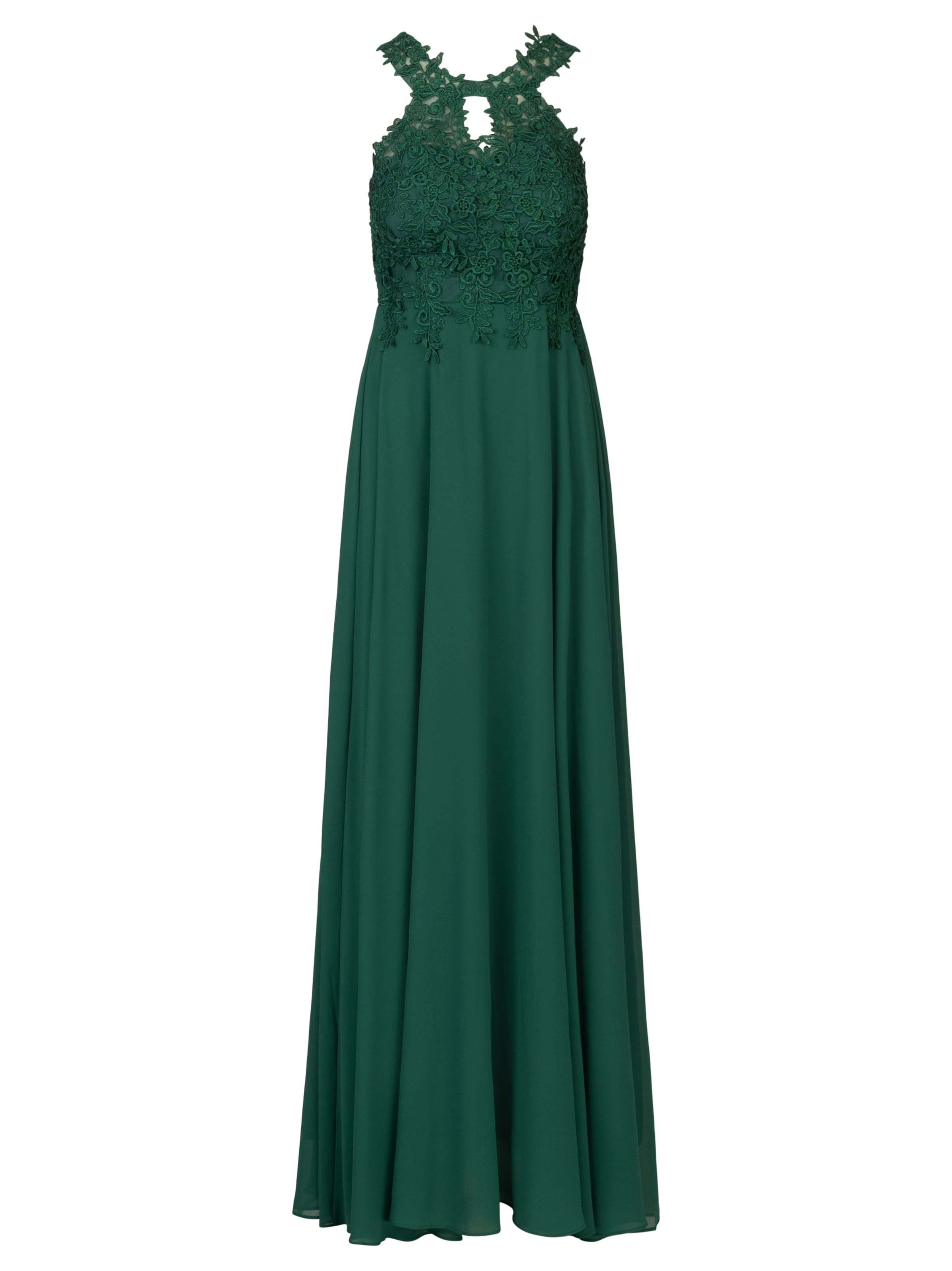 Kraimod Aftonklänning i grön: framsida