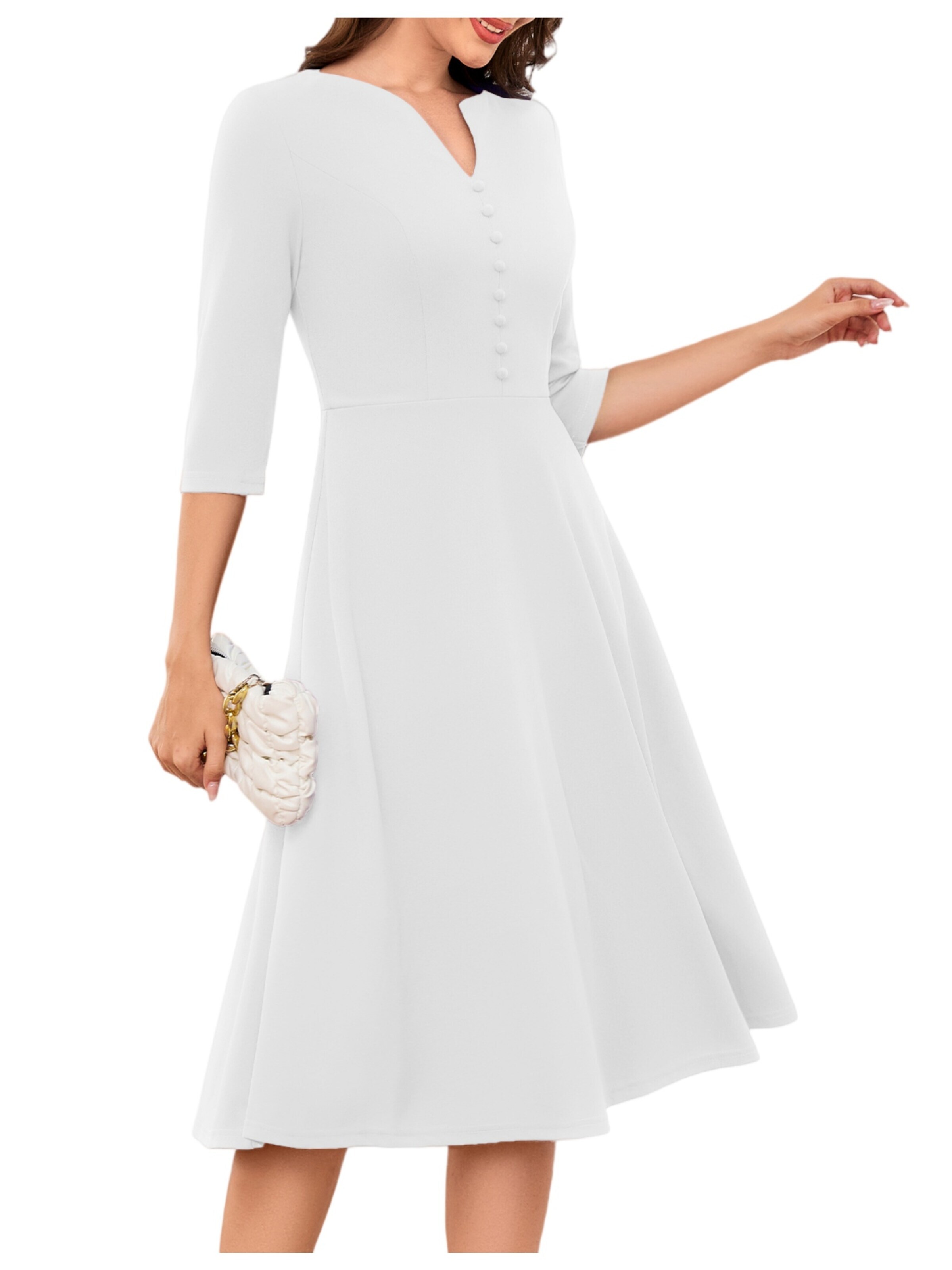 Zapaka Cocktailkleid‌‌‌ in Weiß