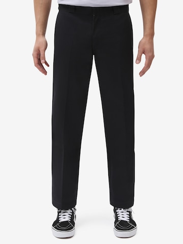 regular Pantaloni con piega frontale '873 Slim Straight' di DICKIES in nero: frontale