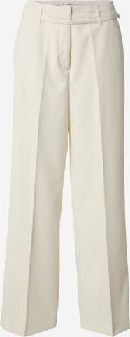 Fabienne Chapot Wide Leg Suorat housut 'Nelsan' värissä valkoinen: etupuoli