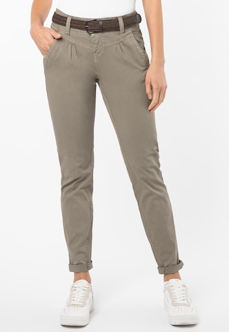 Sublevel Slimfit Hose in Grau: Vorderseite