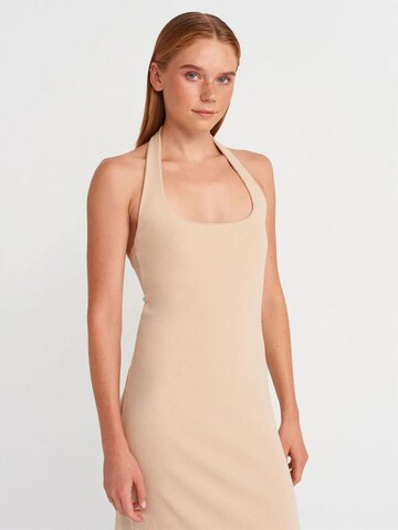 Dilvin Dress in Beige