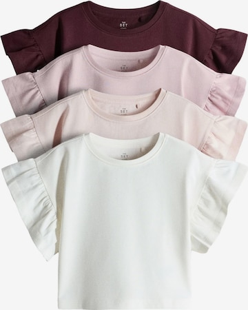 T-Shirt The Set en beige : devant