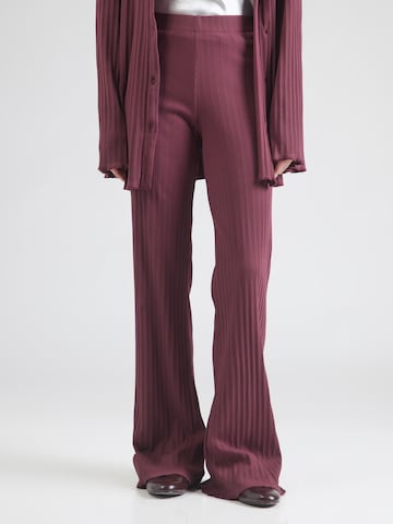 OH APRIL Flared Trousers 'Lyle' in Red: front