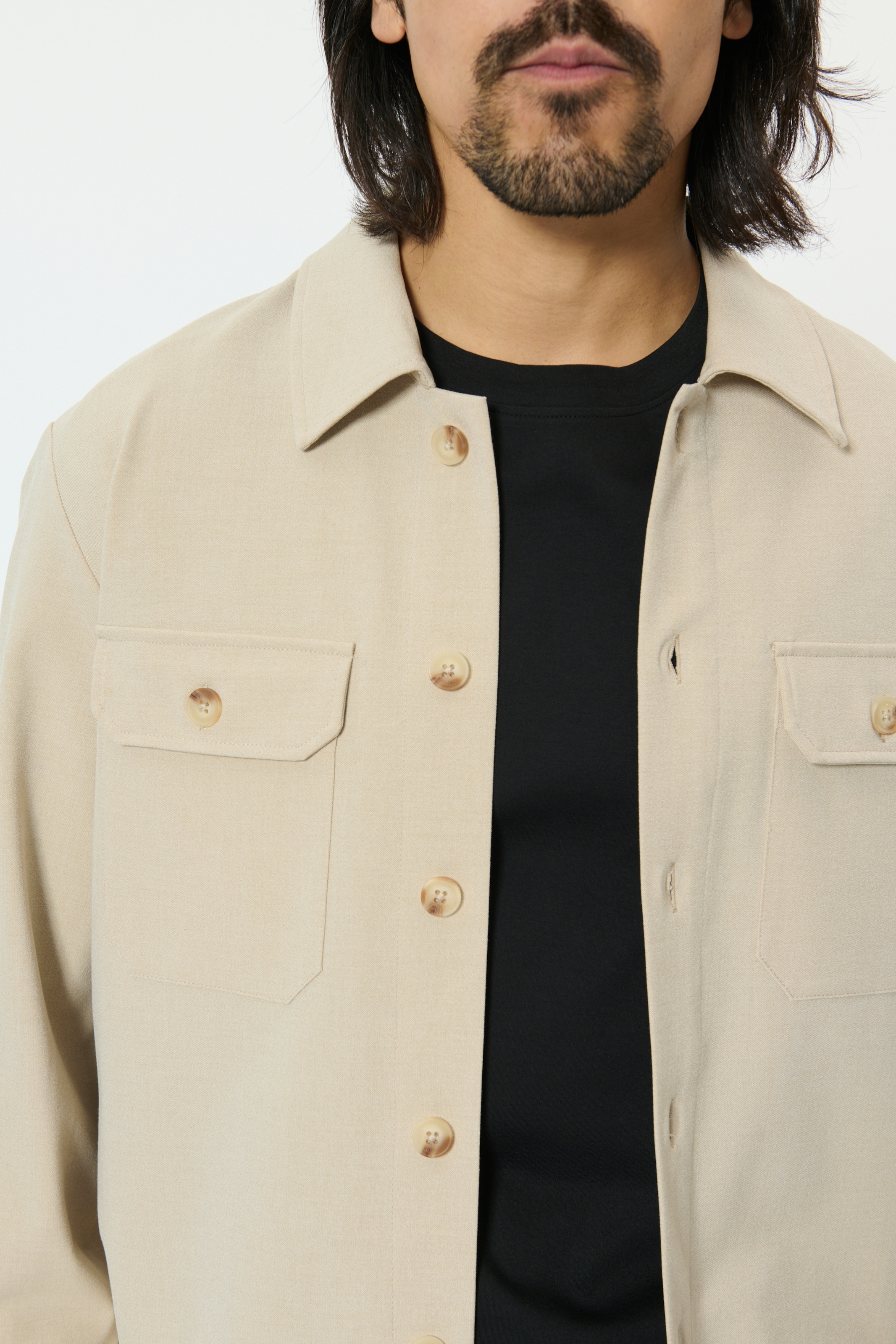 Matinique Between-season jacket in Beige
