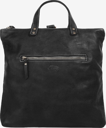 Cluty - Bolso de hombro en negro: frente