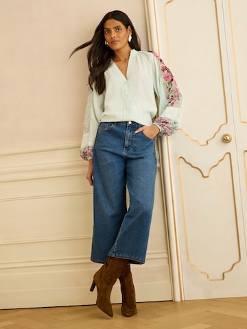 love & roses Bluse in Grün