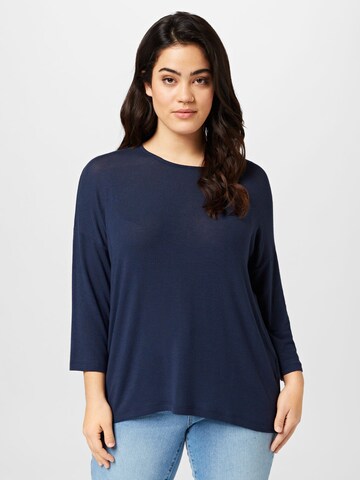 Vero Moda Curve Shirt 'Alma' in Blue: front