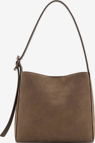 MANGO Schultertasche 'Igor' in Grün: Vorderseite