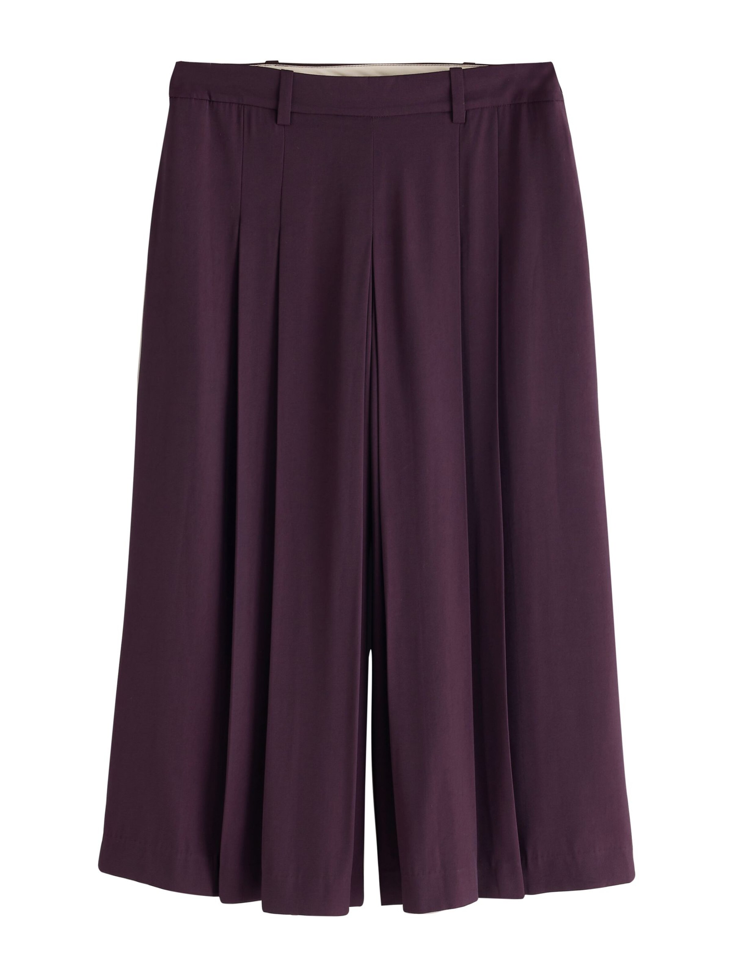 Next - Pantalón plisado 'N. Premium' en rojo: frente