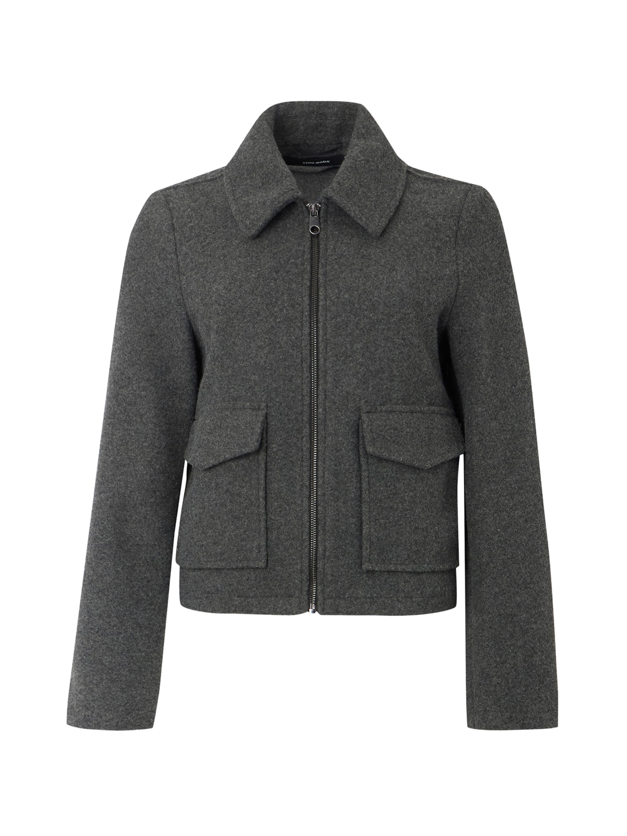 VERO MODA Between-Season Jacket &#x27;VMSafir&#x27; in Grey: front