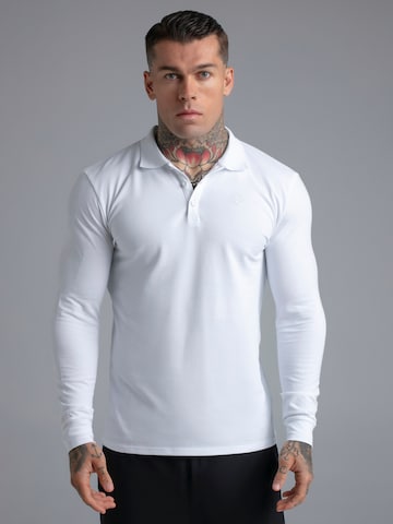 SikSilk Shirt in Wit: voorkant