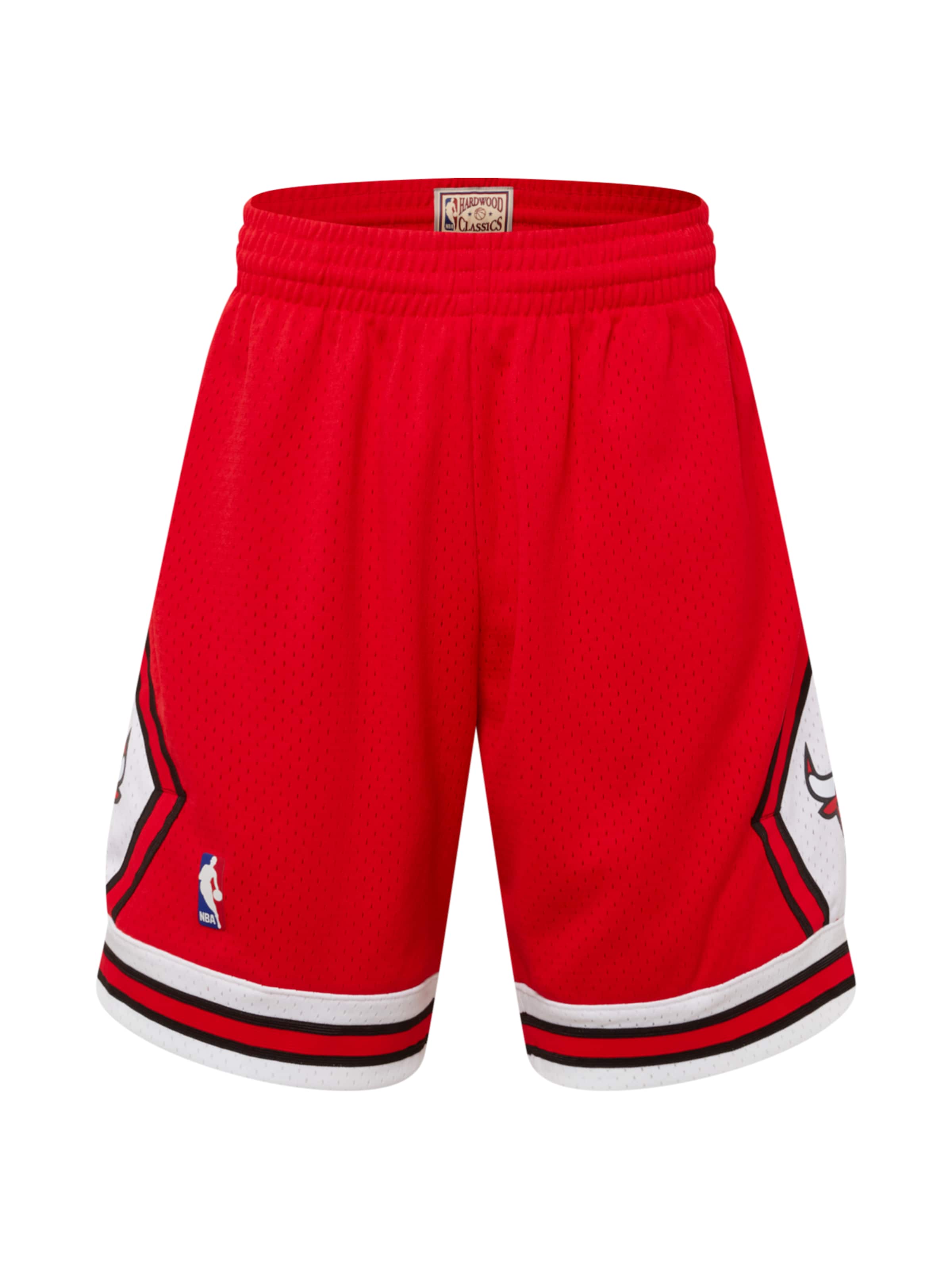 Regular Pantaloni de la Mitchell & Ness pe roșu: față