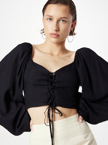 NLY by Nelly Bluse in Schwarz