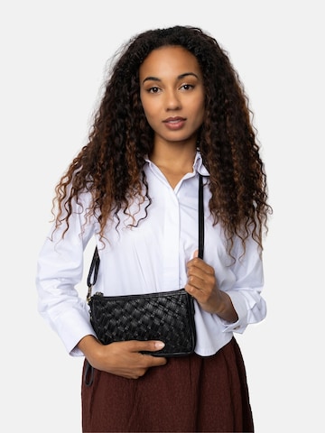 Cabas ' Nika ' RE:DESIGNED en noir : devant