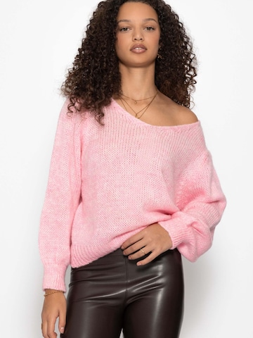 SASSYCLASSY Oversized Sweater in Pink