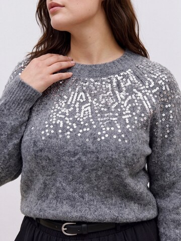 Vero Moda Curve - Jersey 'VMCNOVAH' en gris