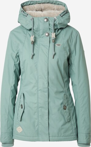 Ragwear Between-Season Jacket 'Monadde' in Green: front