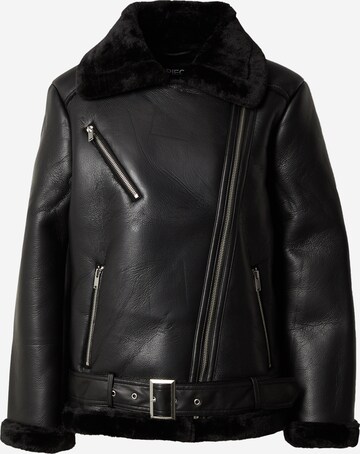 Pieces Petite Between-season jacket 'NORA' in Black: front
