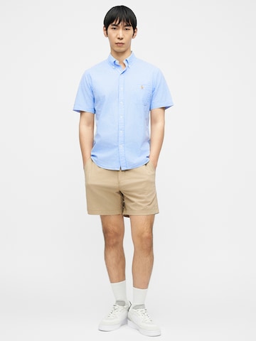 Polo Ralph Lauren Средняя посадка Рубашка в Синий