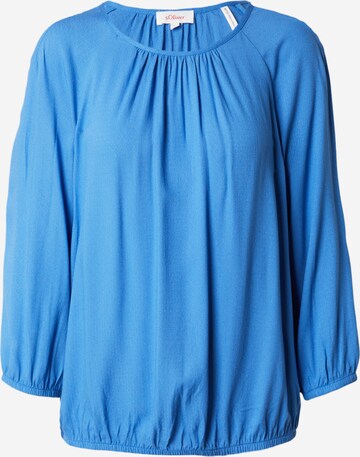 s.Oliver Blouse in Blauw: voorkant