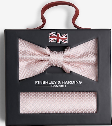 Nœud papillon Finshley & Harding London en rose : devant