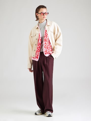 Hailys Вязаная кофта 'Le44ni' в Ярко-розовый