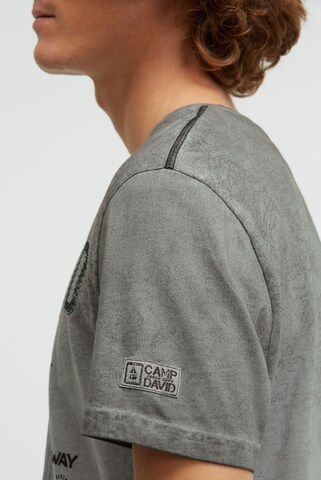 CAMP DAVID Shirt in Grey