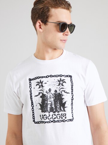 balta Volcom Marškinėliai 'FILIP RYGALSKI'