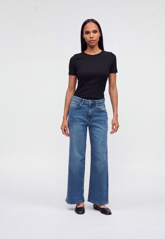 Vero Moda Petite Wide Leg Farkut 'VMTHEA' värissä sininen: etupuoli