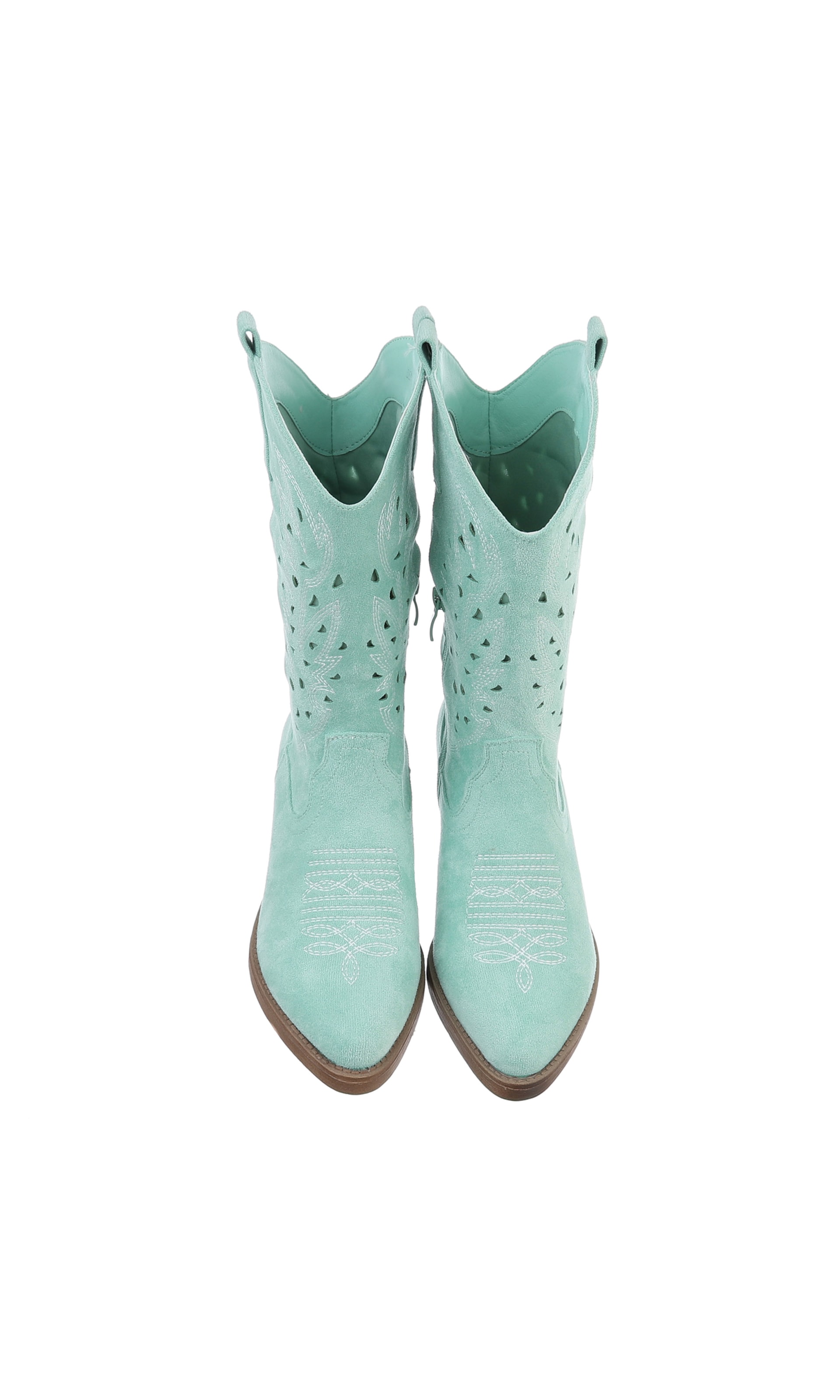 Ital-Design Cowboy Boots in Blue