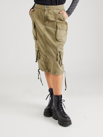 ALPHA INDUSTRIES Юбка в Зеленый: спереди