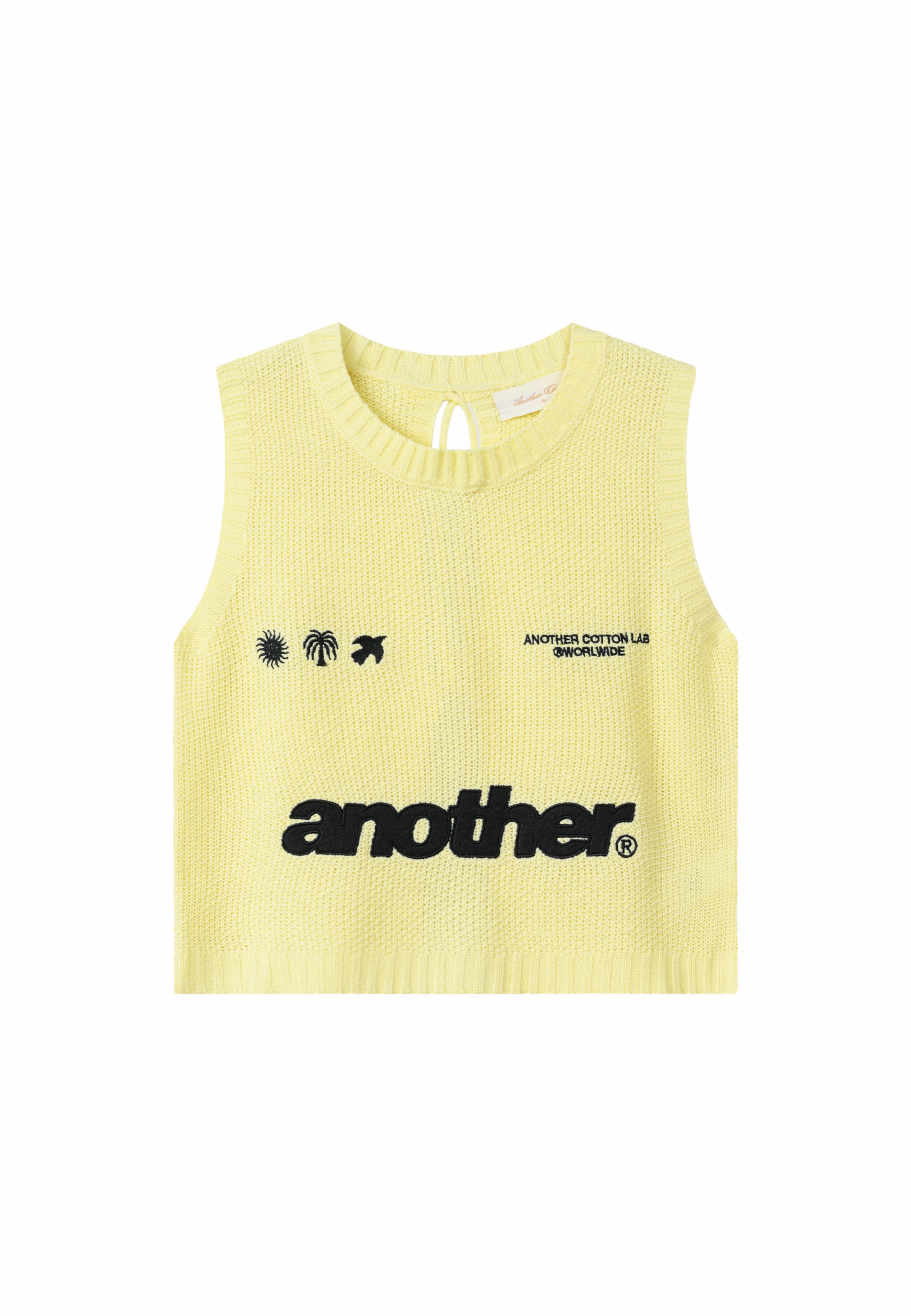 Another Cotton Lab - Pullover em amarelo: frente