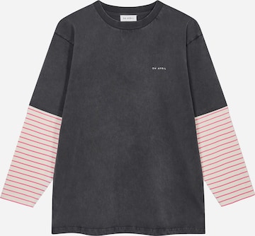 OH APRIL Shirt in Grau: Vorderseite