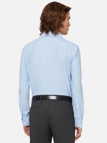 Coupe regular Chemise Boggi Milano en bleu