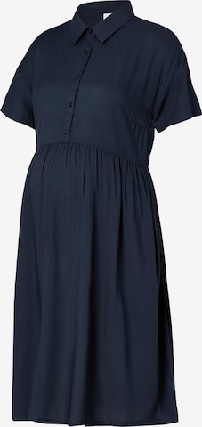MAMALICIOUS Košilové šaty 'Mercy Lia' – modrá: přední strana