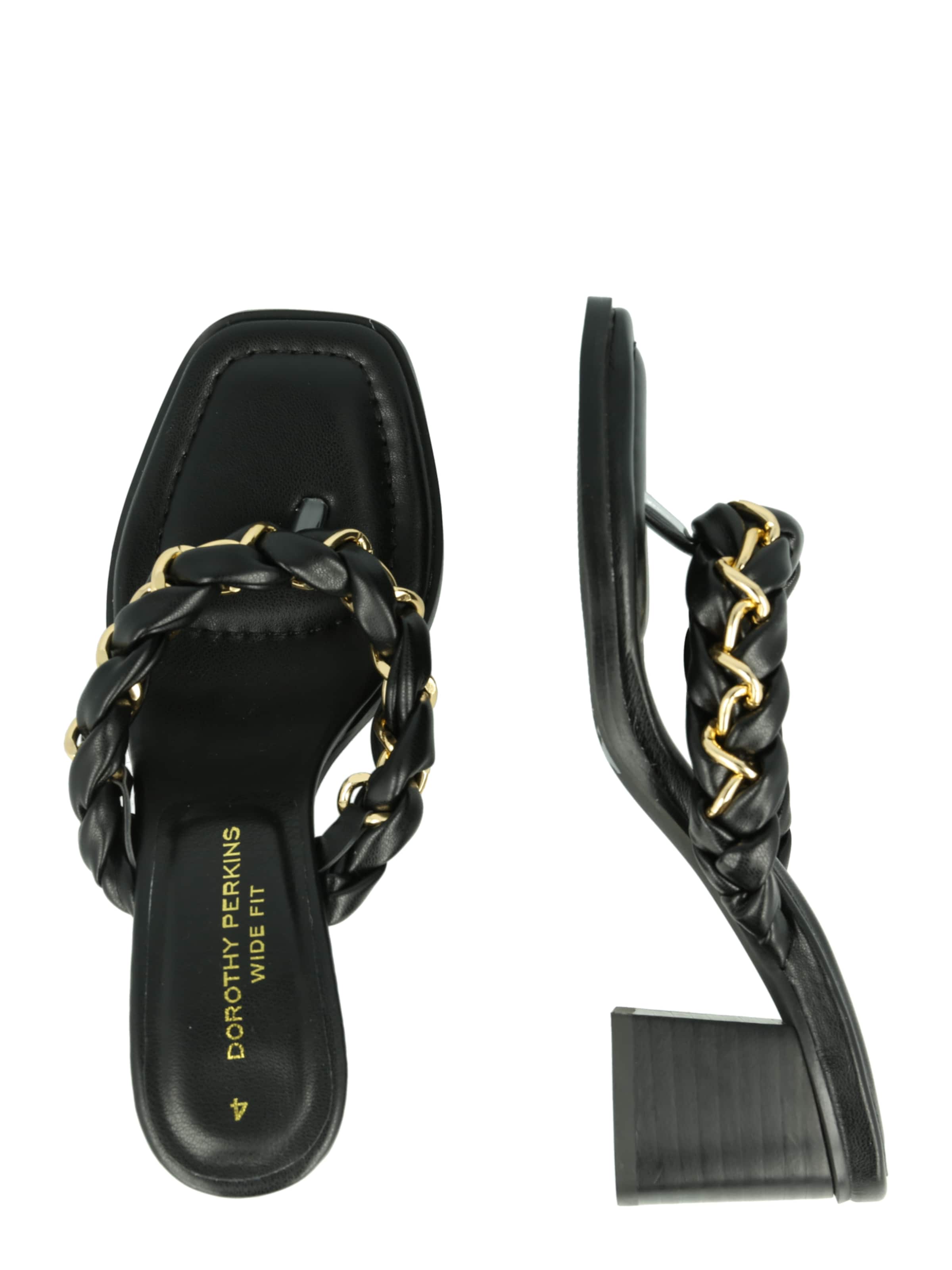 Dorothy Perkins - Sandalias de dedo en negro