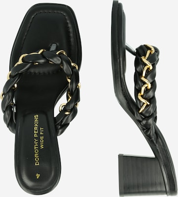 Tongs Dorothy Perkins en noir