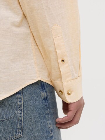 Slim fit Camicia 'JJESummer Band' di JACK & JONES in arancione