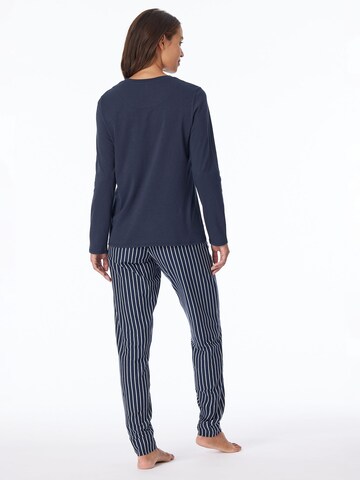 uncover by SCHIESSER Pyjama ' UNCOVER Nightwear ' in Blauw