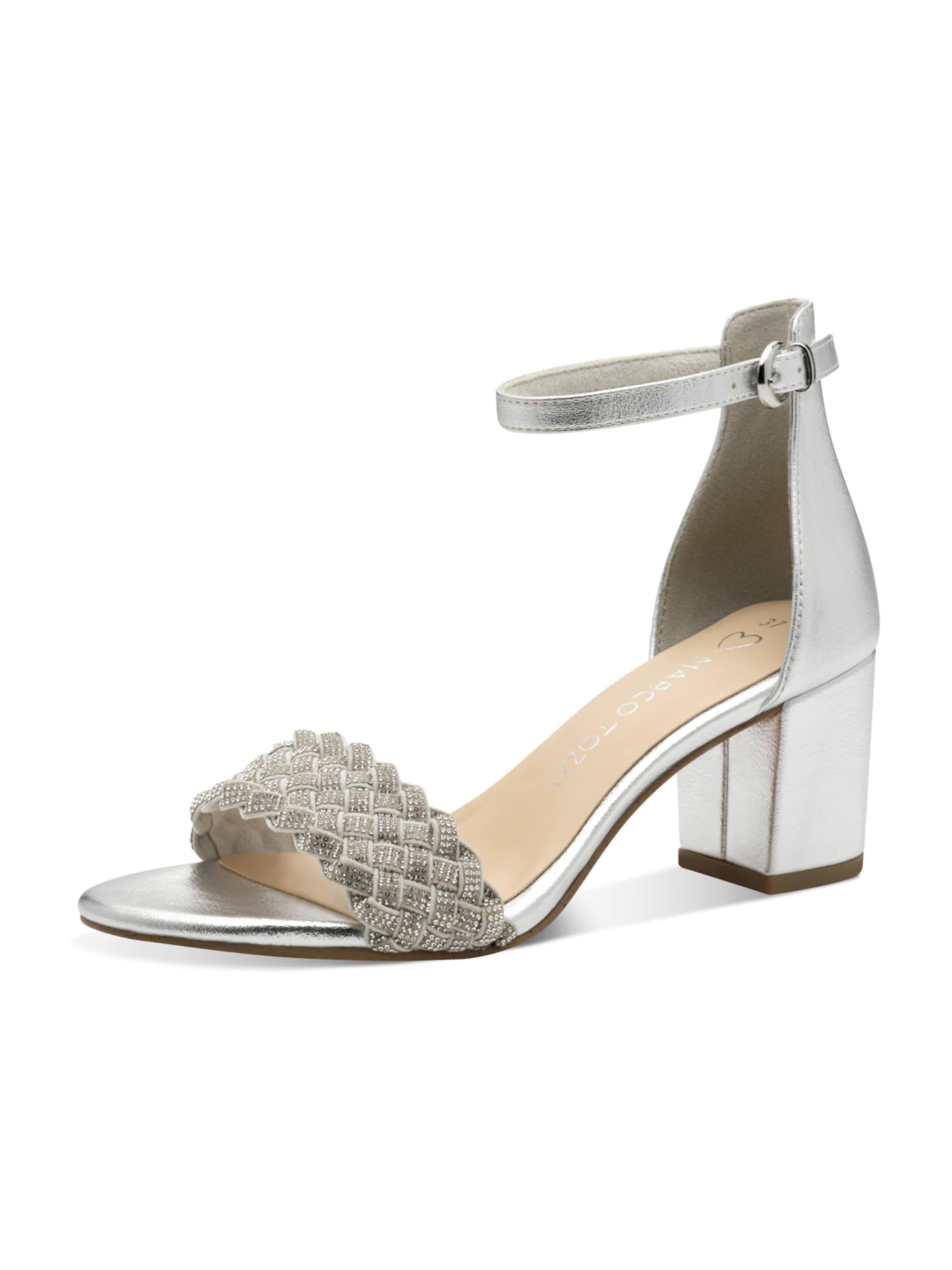 MARCO TOZZI Sandale in Silber: Vorderseite