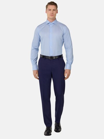 Boggi Milano Regular fit Zakelijk overhemd in Blauw