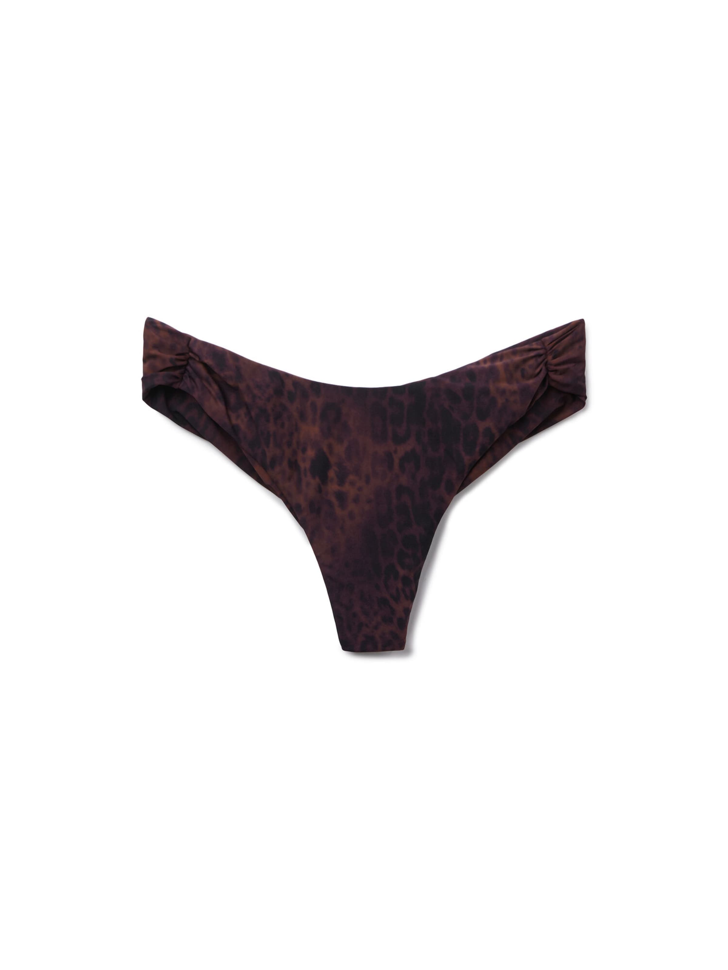 CALZEDONIA Bikini Bottoms in Brown: front