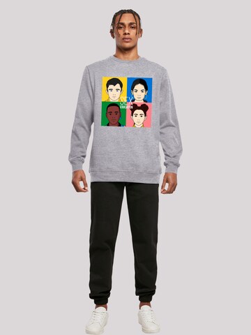 F4NT4STIC Sweatshirt 'Sex Education  Netflix TV Series' in Grey