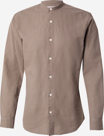 Camicia 'JJEBREEZE' di JACK & JONES in marrone: frontale